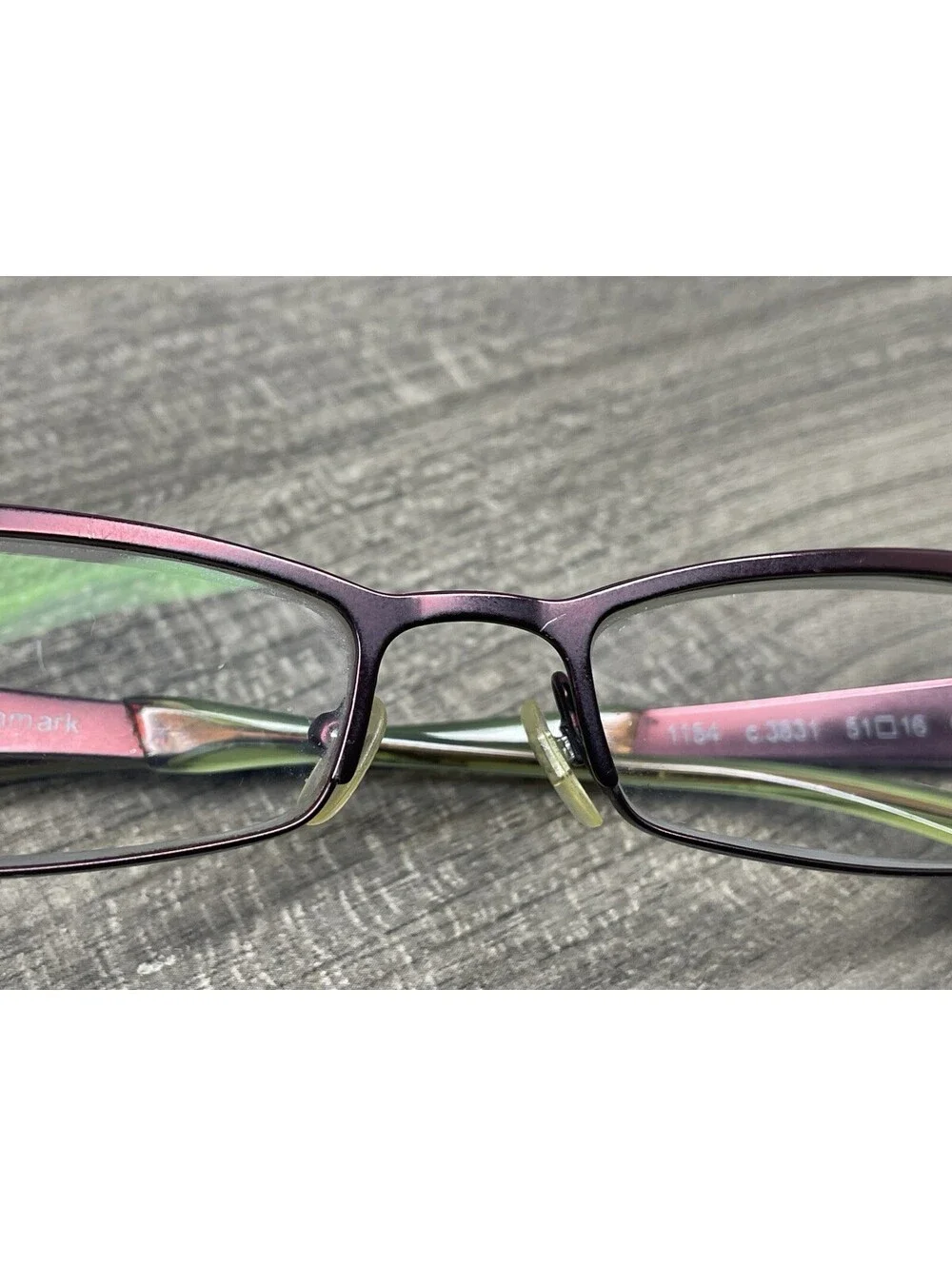 PRODESIGN Denmark 1154 Eyeglasses Frame c.3831 Red Purple 51[]16 Frames + Case